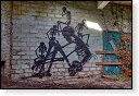 HDR graffiti streetart street-art street art skeleton factory urbex roa klaas van der linden kunst kunstwerk decay verlaten lost place places abandoned